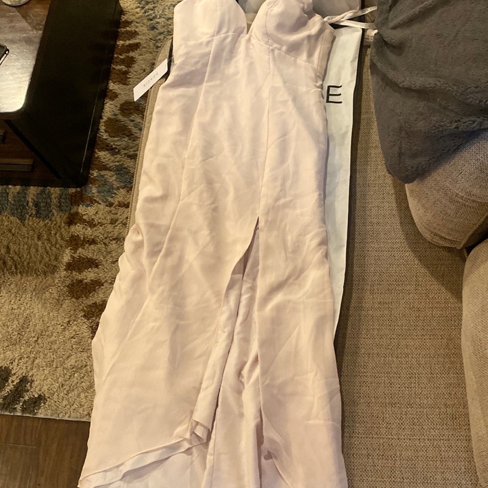 Azazie, Rose petal, vika style dress. Never been worn.